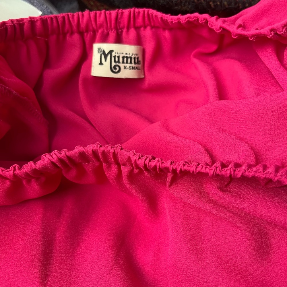 Show Me Youe MuMu pink mini off the shoulder romper - Picture 9 of 9